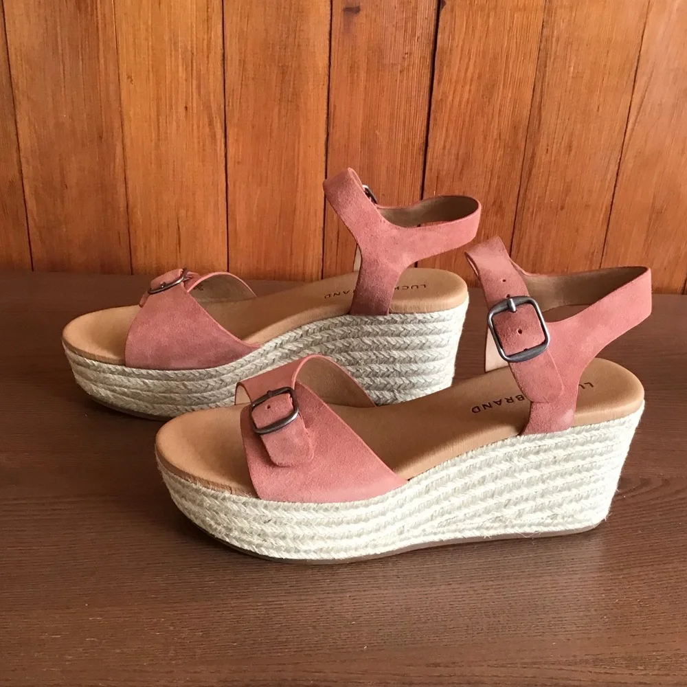 LUCKY BRAND Buckle Espadrille Sandals